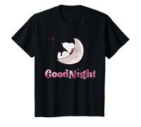 Peanuts Snoopy Moon Sleep Good Night Rest Star Fun Classic Camiseta