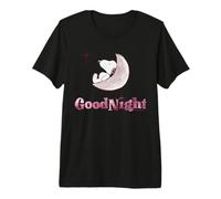 Peanuts Snoopy Moon Sleep Good Night Rest Star Fun Classic Camiseta Premium