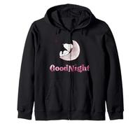 Peanuts Snoopy Moon Sleep Good Night Rest Star Fun Classic Sudadera con Capucha