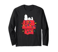 Peanuts Snoopy Navidad Luces de Navidad casa Perro Festivo Retro Manga Larga