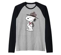 Peanuts Snoopy Scout Líder Summer Adventure Beagle Classic Camiseta Manga Raglan