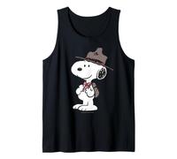 Peanuts Snoopy Scout Líder Summer Adventure Beagle Classic Camiseta sin Mangas