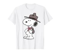 Peanuts Snoopy Scout Líder Summer Adventure Classic Beagle Camiseta