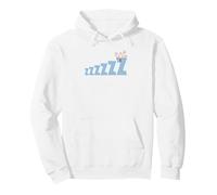 Peanuts - Snoopy Sleep Zzz Sudadera con Capucha, Unisex para Adultos, Blanco, XL