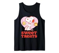 Peanuts Snoopy Sweet Treats Lazy Summer Holiday Fun Classic Camiseta sin Mangas