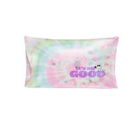 Peanuts Snoopy Tie Dye Beauty - Funda de Almohada estándar de satén Sedoso de 50.8 x 76.2 cm, para Cabello y Piel, Producto Oficial de Franco Collectibles
