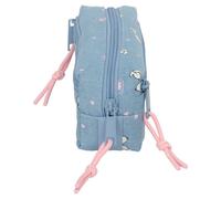 Peanuts Snoopy triple pencil case Safta