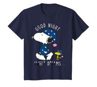 Peanuts Snoopy Woodstock Buenas Noches Dulces Sueños Clásico Camiseta
