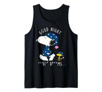 Peanuts Snoopy Woodstock Buenas Noches Dulces Sueños Clásico Camiseta sin Mangas