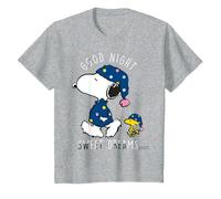 Peanuts Snoopy Woodstock Buenas Noches Dulces Sueños Clásicos Camiseta