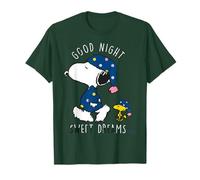 Peanuts Snoopy Woodstock Buenas Noches Dulces Sueños Clásicos Camiseta