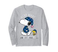 Peanuts Snoopy Woodstock Buenas Noches Dulces Sueños Clásicos Manga Larga