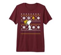 Peanuts Snoopy Woodstock Christmas Classic Christmas Fun Pattern Camiseta Premium