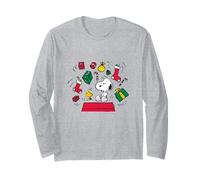 Peanuts - Snoopy & Woodstock Christmas Overload Manga Larga