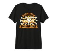 Peanuts Snoopy Woodstock Festival de Verano Music Lover Classic Camiseta Premium