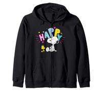 Peanuts Snoopy Woodstock Happy Friends Play Time Fun Retro Sudadera con Capucha