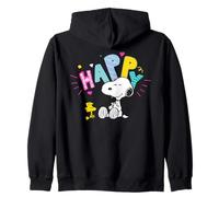 Peanuts Snoopy Woodstock Happy Friends Play Time Retro Fun Sudadera con Capucha