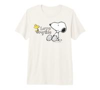 Peanuts Snoopy Woodstock Love Life Good Friends Classic Diversión Camiseta Premium