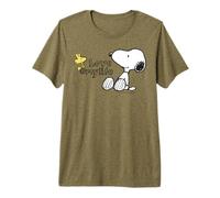 Peanuts Snoopy Woodstock Love Life Good Friends Fun Classic Camiseta Premium