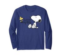 Peanuts Snoopy Woodstock Love Life Good Friends Fun Classic Manga Larga