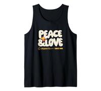 Peanuts - Snoopy Woodstock Peace & Love Camiseta sin Mangas