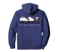 Peanuts Snoopy Woodstock Relax Champion College Classic Diversión Sudadera con Capucha