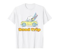 Peanuts Snoopy Woodstock Road Trip Verano Aventura Retro Camiseta