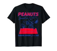Peanuts Snoopy Woodstock Social 50s Pasar el rato Amigos Vintage Camiseta