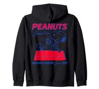 Peanuts Snoopy Woodstock Social 50s Pasar el rato Vintage Friends Sudadera con Capucha