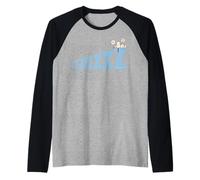 Peanuts Snoopy Woodstock Tired Lazy Days Sleep Time Classic Camiseta Manga Raglan