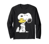 Peanuts Snoopy Woodstock Vintage Hug BFFs Love Retro 80s 90s Manga Larga
