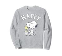 Peanuts Snoopy Y Woodstock Happy Sudadera