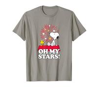 Peanuts - Snoopy y Woodstock - Oh My Stars On The Roof Camiseta