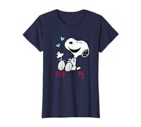 Peanuts - Snoopy You and Me, Azul Camiseta