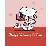 Peanuts - Tarjeta de felicitación oficial de Snoopy & Friends para el día de San Valentín