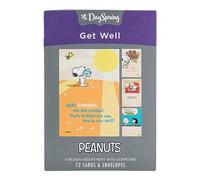 Peanuts - Tarjetas inspiradoras en caja de Get Well