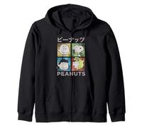 Peanuts Tokyo Snoopy Charlie Brown Manga Retro Art Pop de los 90 Sudadera con Capucha