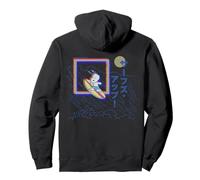 Peanuts Tokyo Snoopy Surfs Up Japón Vintage Kanji Glitch VHS Sudadera con Capucha
