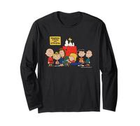 Peanuts Vintage Snoopy Woodstock Gang Feliz Amistad BFF Manga Larga