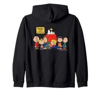 Peanuts Vintage Snoopy Woodstock Gang Feliz Amistad BFF Sudadera con Capucha