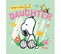 Peanuts Wonderful Daughter Card Snoopy Happy Birthday Card, linda ilustración nostálgica clásica de dibujos animados de televisión