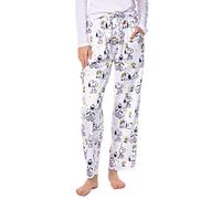 Peanuts Woodstock Snoopy - Pantalones de pijama para mujer, Blanco, XXL