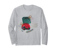 Peanuts Xmas Charlie Brown Good Grief Bauble - Obra de Arte con Amigos Manga Larga