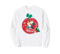 Peanuts Xmas Snoopy Charlie Sally Eat Drink Friends Merry Sudadera