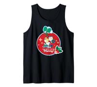 Peanuts Xmas Snoopy Charlie Sally Eat Drink Merry Friends Camiseta sin Mangas