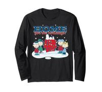 Peanuts Xmas Snoopy Charlie Sally Lucy Holiday Fun Casa para Perros Manga Larga