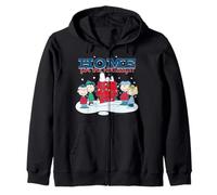 Peanuts Xmas Snoopy Charlie Sally Lucy Holiday Fun Casa para Perros Sudadera con Capucha