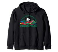 Peanuts Xmas Snoopy Noche Antes de Navidad Feliz Beagle Sudadera con Capucha