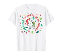 Peanuts Xmas Snoopy Woodstock Peppermint Fun Cheer Christmas Camiseta