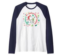 Peanuts Xmas Snoopy Woodstock Peppermint Fun Cheer Christmas Camiseta Manga Raglan
